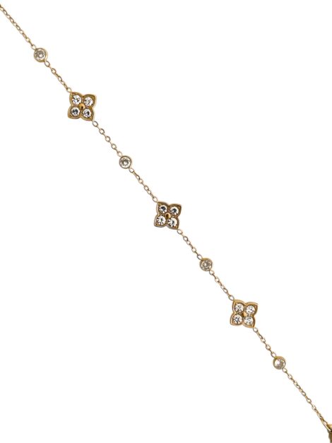 Bracelet Fin Doré Femme avec Pampilles et Strass – Bijou Élégant